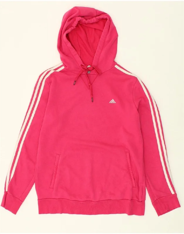 ADIDAS Womens Climalite Hoodie Jumper UK 12/14 Medium Pink Cotton Hoodie Sweatshirt Pullover ADIDAS Womens Climalite Hoodie Jumper UK 12/14 Medium Pink Cotton Hoodie Sweatshirt Pullover