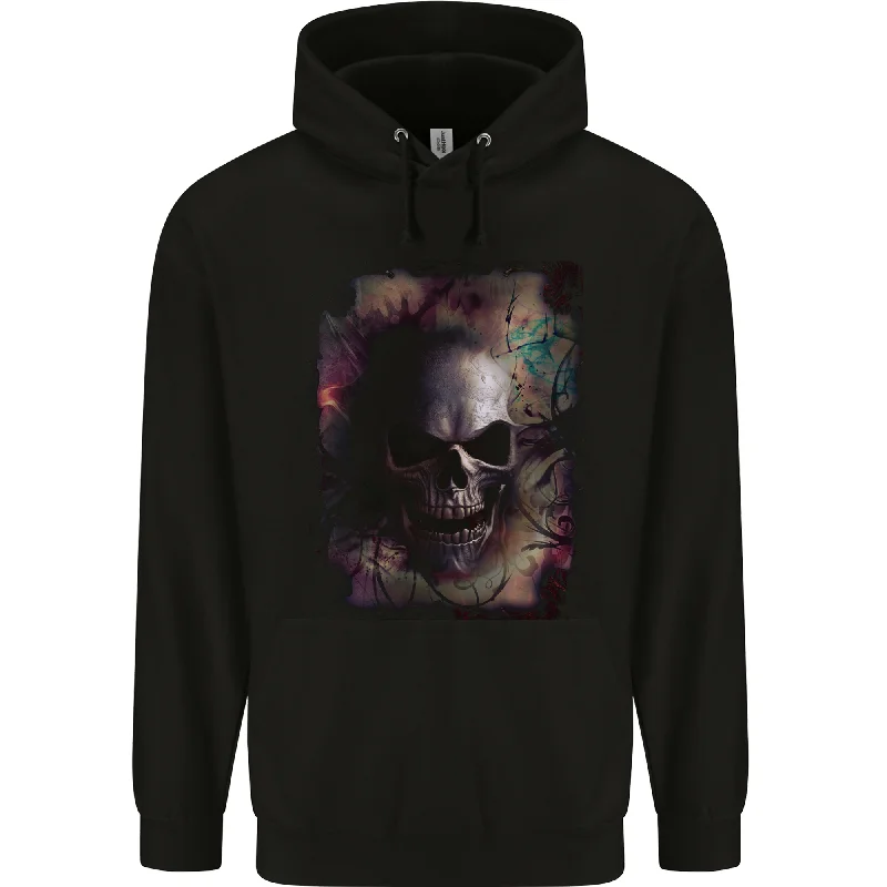 Artistic Skull Gothic Goth Mens 80% Cotton Hoodie Hoodie with Typography Text Message Artistic Skull Gothic Goth Mens 80% Cotton Hoodie Hoodie with Typography Text Message