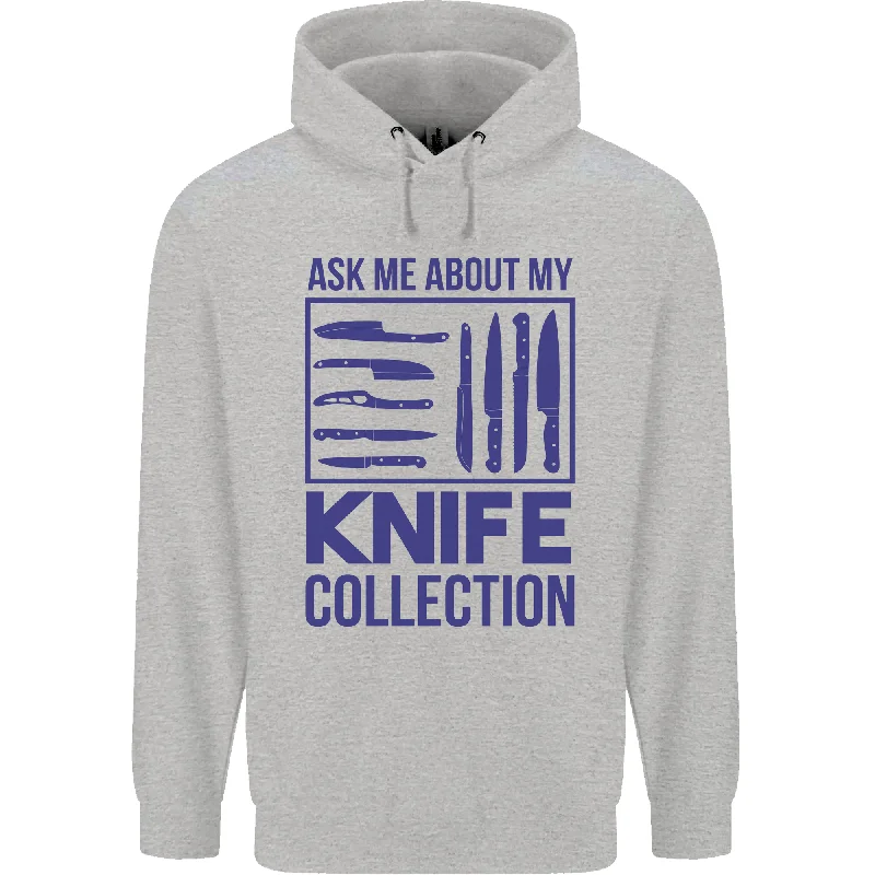 Ask About My Knife Collection Funny Chef Mens 80% Cotton Hoodie Hoodie with Relaxed Fit Easy Casual Ask About My Knife Collection Funny Chef Mens 80% Cotton Hoodie Hoodie with Relaxed Fit Easy Casual