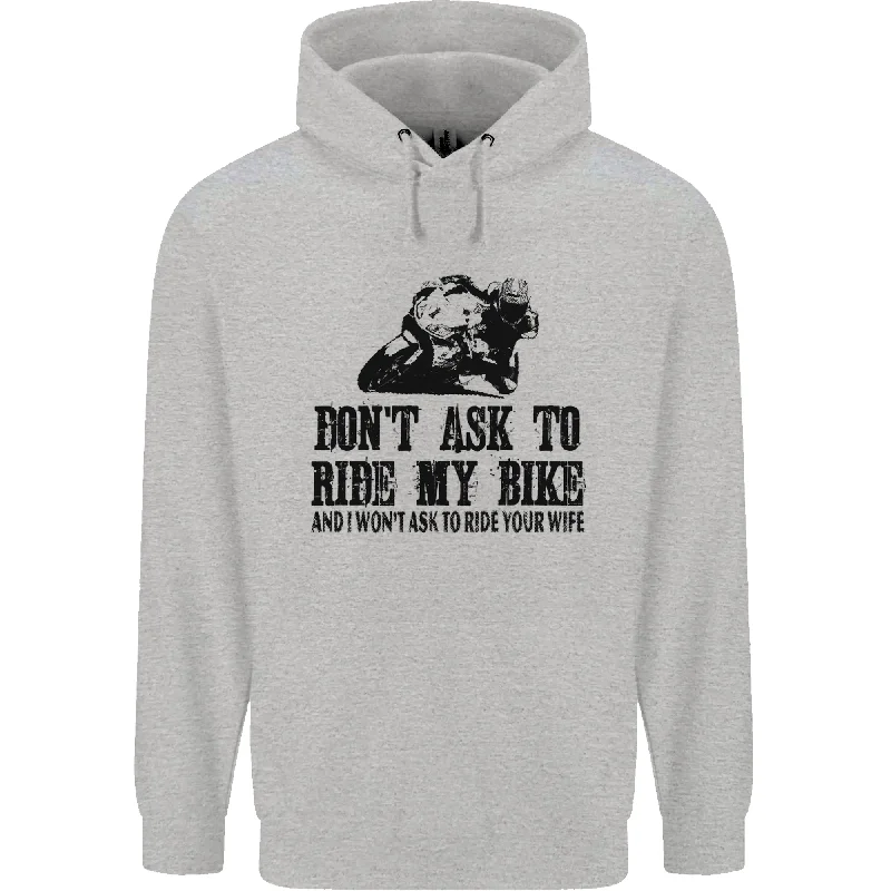 Ask to Ride My Biker Motorbike Motorcycle Mens 80% Cotton Hoodie Hoodie with Full-Zip Functional Layering Ask to Ride My Biker Motorbike Motorcycle Mens 80% Cotton Hoodie Hoodie with Full-Zip Functional Layering