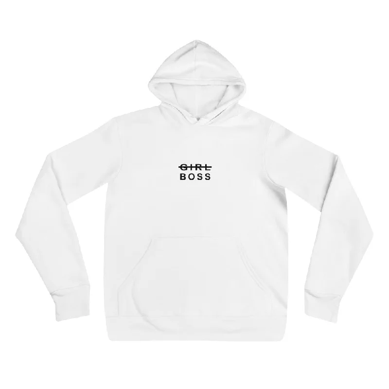 EVERYDAY FLEECE, COZY CHIC HOODIE - GIRL BOSS Hoodie with Elastic Cuffs Stretchable Comfortable EVERYDAY FLEECE, COZY CHIC HOODIE - GIRL BOSS Hoodie with Elastic Cuffs Stretchable Comfortable