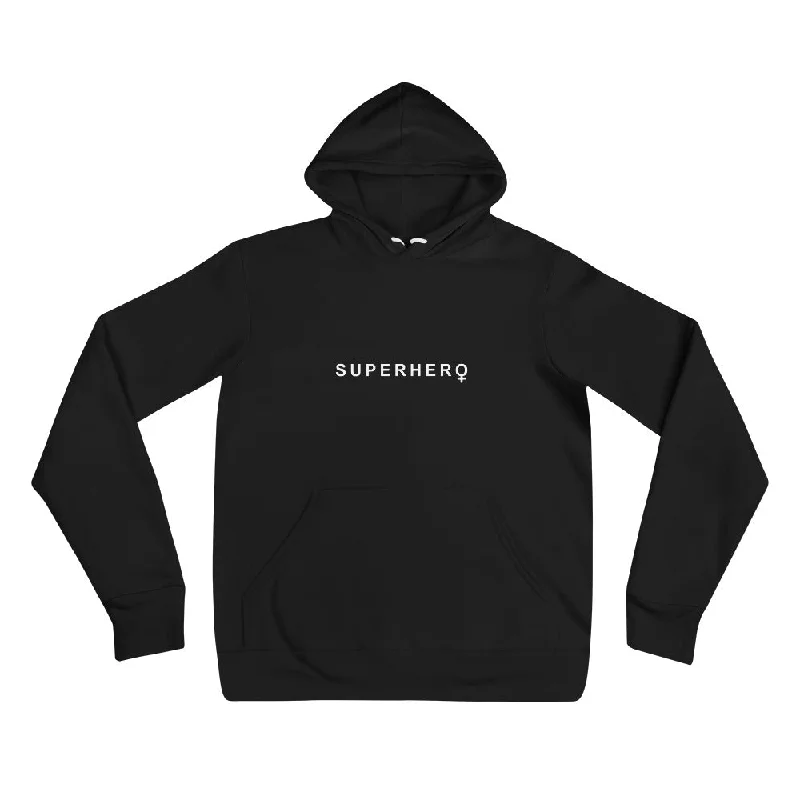 EVERYDAY FLEECE, COZY CHIC HOODIE - SUPERHERO (SHERO) Hoodie with Rhinestones Sparkly Elegant EVERYDAY FLEECE, COZY CHIC HOODIE - SUPERHERO (SHERO) Hoodie with Rhinestones Sparkly Elegant