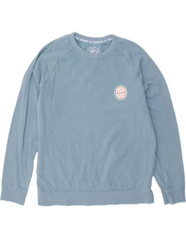 FAT FACE Mens Graphic Sweatshirt Jumper Large Blue Hoodie with Hem Lace Feminine Delicate FAT FACE Mens Graphic Sweatshirt Jumper Large Blue Hoodie with Hem Lace Feminine Delicate
