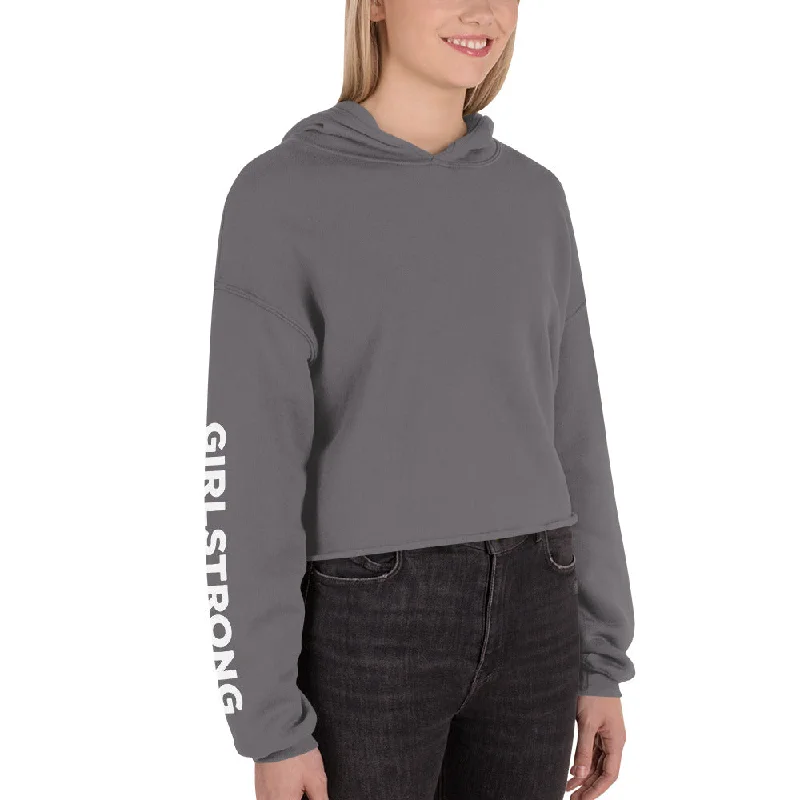 EVERYDAY FLEECE, COZY CHIC CROPPED HOODIE STORM Hoodie with Color Block Contrast Stylish EVERYDAY FLEECE, COZY CHIC CROPPED HOODIE STORM Hoodie with Color Block Contrast Stylish