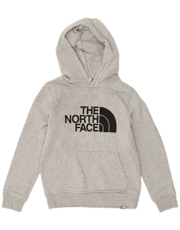 THE NORTH FACE Boys Graphic Hoodie Jumper 8-9 Years Large Grey Cotton Hoodie with Magnetic Closure Innovative Modern THE NORTH FACE Boys Graphic Hoodie Jumper 8-9 Years Large Grey Cotton Hoodie with Magnetic Closure Innovative Modern