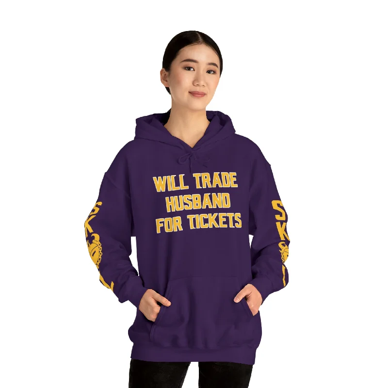 Unisex Heavy Blend™ Hooded Sweatshirt - Husband for Tickets + Original (Sleeves) Hoodie with Pattern Geometric Abstract Unisex Heavy Blend™ Hooded Sweatshirt - Husband for Tickets + Original (Sleeves) Hoodie with Pattern Geometric Abstract