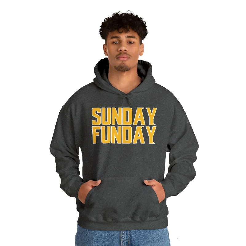 Unisex Heavy Blend™ Hoodie - SUNDAY FUNDAY Hoodie with Set-In Sleeves Structured Classic Unisex Heavy Blend™ Hoodie - SUNDAY FUNDAY Hoodie with Set-In Sleeves Structured Classic