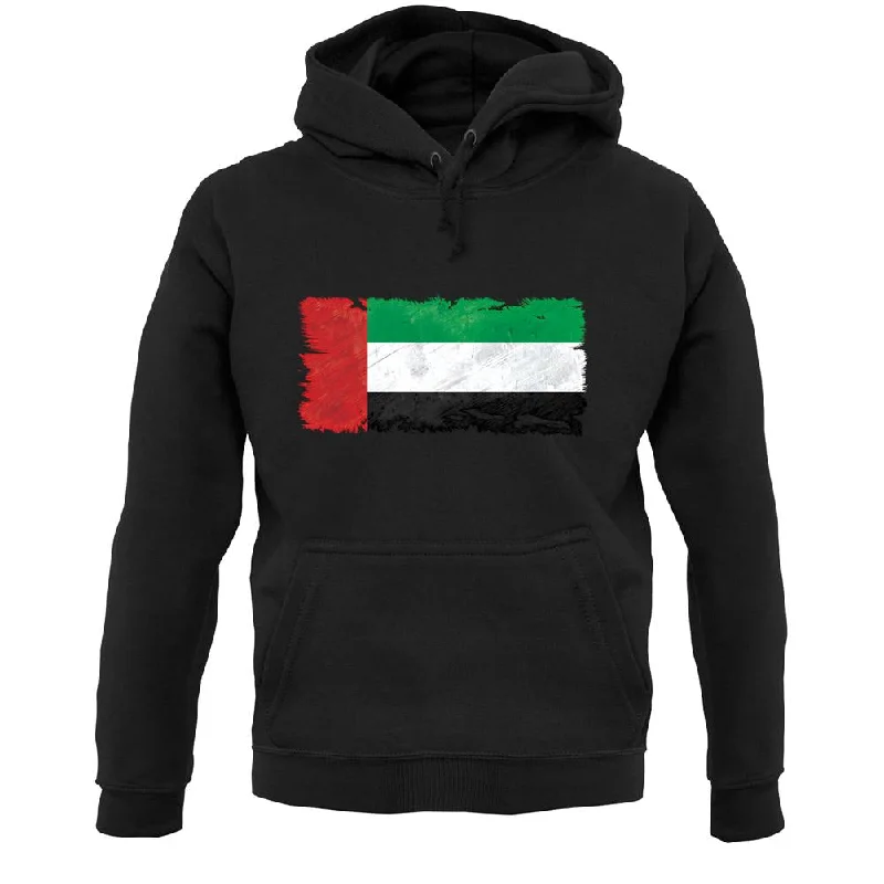 United Arab Emirates Grunge Style Flag Unisex Hoodie Hoodie with Thumb Holes Functional Cozy United Arab Emirates Grunge Style Flag Unisex Hoodie Hoodie with Thumb Holes Functional Cozy