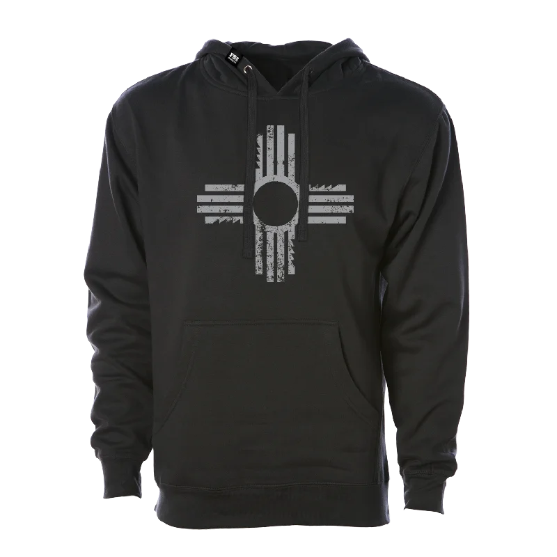 Zia New Mexico Hoodie Hoodie with Camouflage Military Edgy