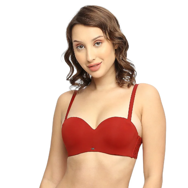 Padded Wired Medium Coverage Strapless Halter Neck Multiway Lace Bra FB-551 Seamless Sports Bra Padded Wired Medium Coverage Strapless Halter Neck Multiway Lace Bra FB-551 Seamless Sports Bra