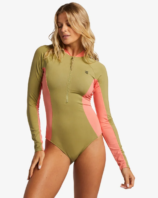 A/Div Biarritz Long Sleeve Swimsuit - Cedar Trendy Swimwear Set