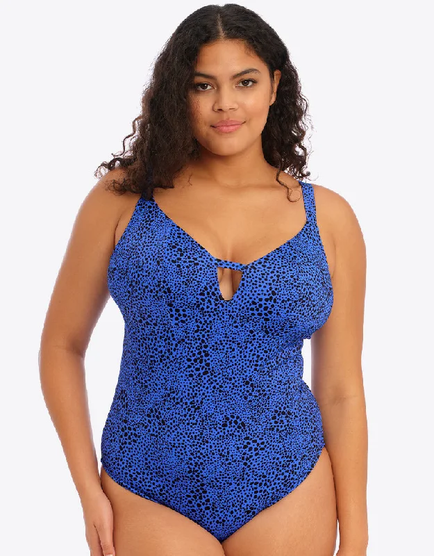 Elomi Pebble Cove Non-Wired Swimsuit Blue Classic Two-Piece Bikini