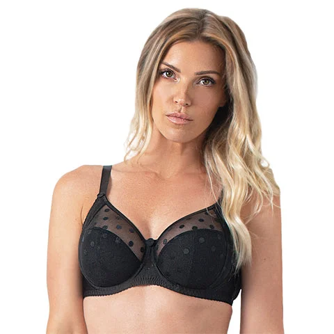 Fit Fully Yours Carmen Full Cup Bra Black Fashionable Push-Up Bra