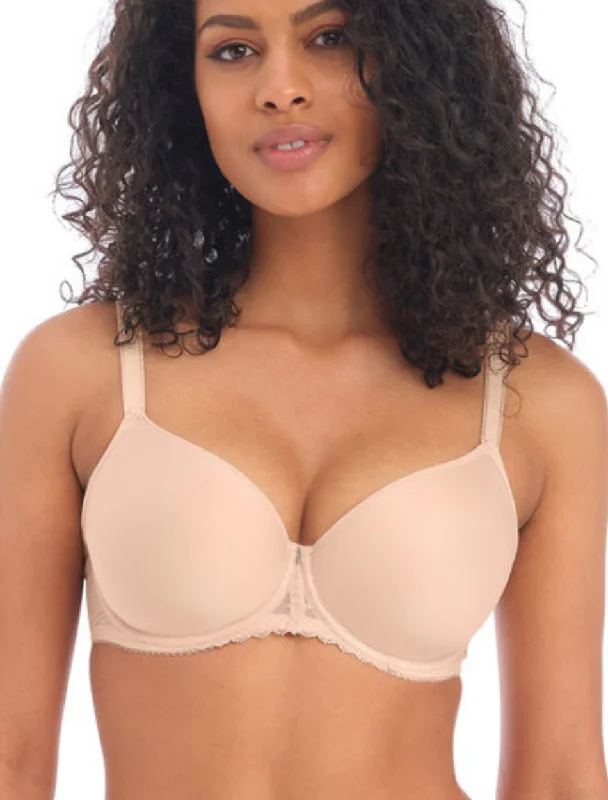 Freya Signature UW Molded Spacer Bra, Natural Beige Light Seamless Bra