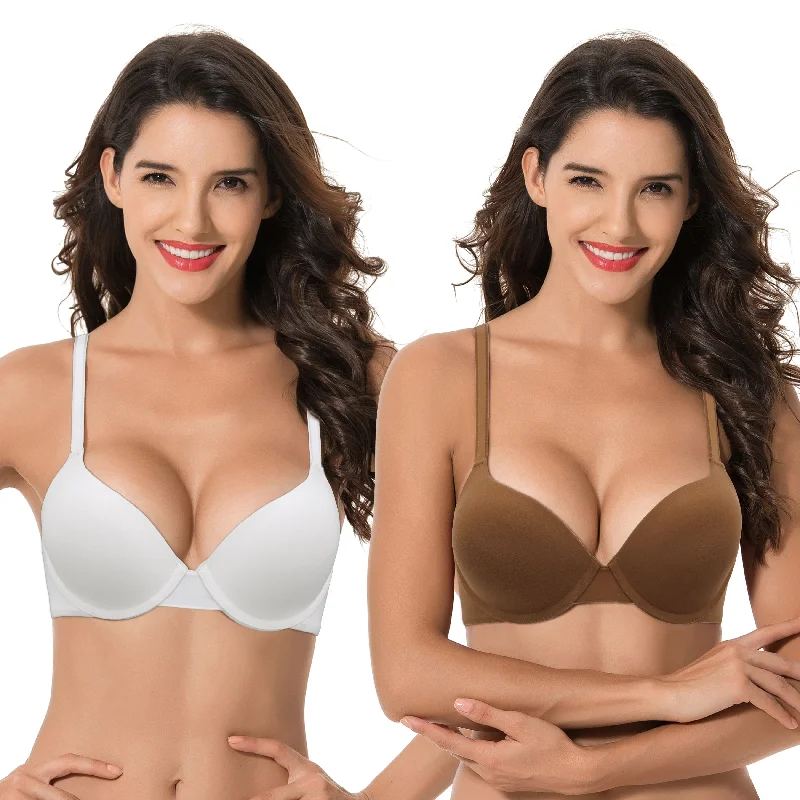 Women's Plus Size Full Coverage Padded Underwire Bra Sexy Underwire Bra