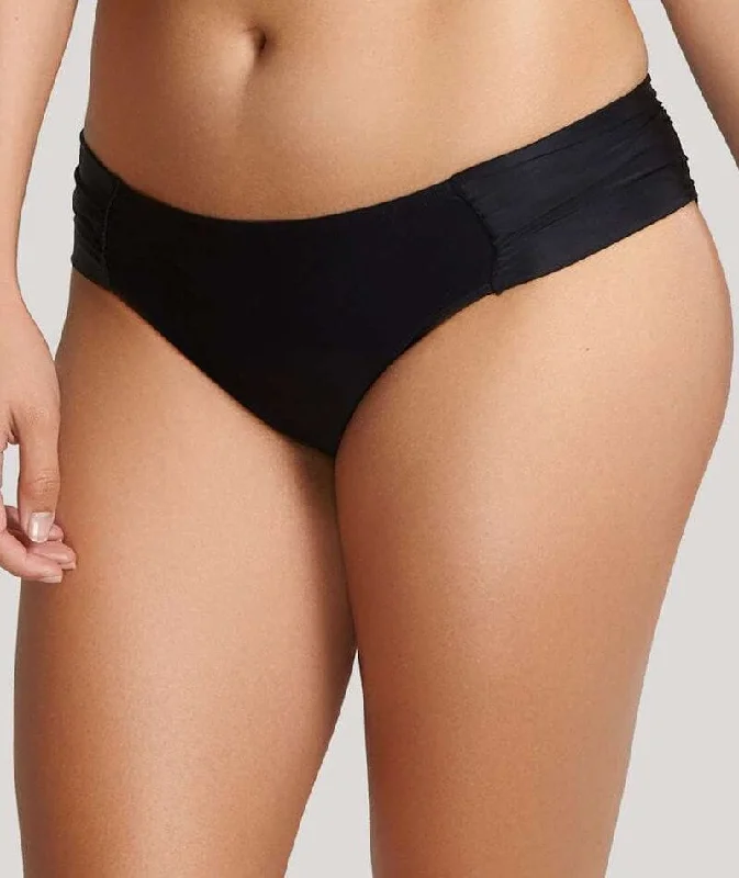Panache Swimwear Anya Riva Gather Pant - Black Swim Dress with Belt