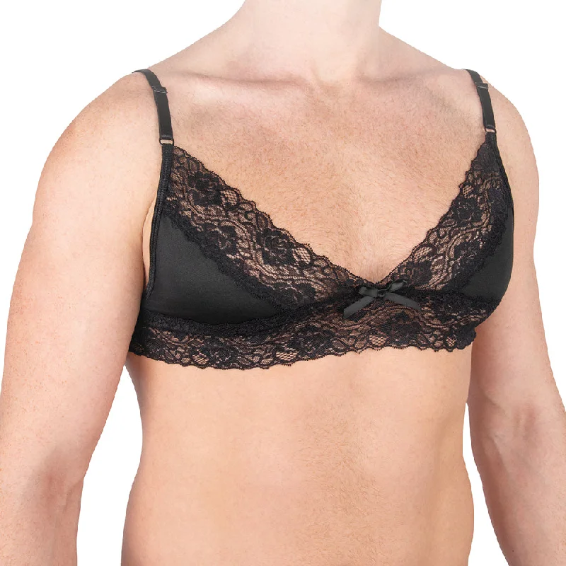 Prowler Lace Bra Black Large Soft Stretch Bra