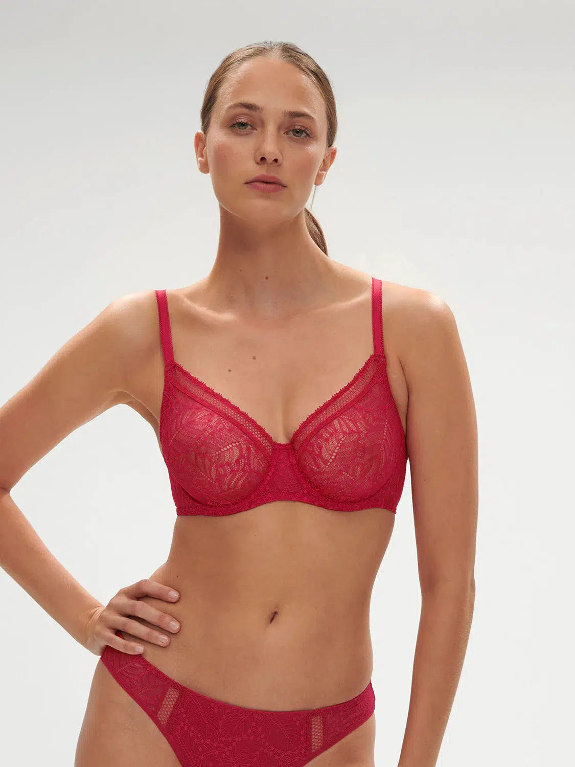 Ruby Comete Molded Full Cup Bra Chic Lace Bra