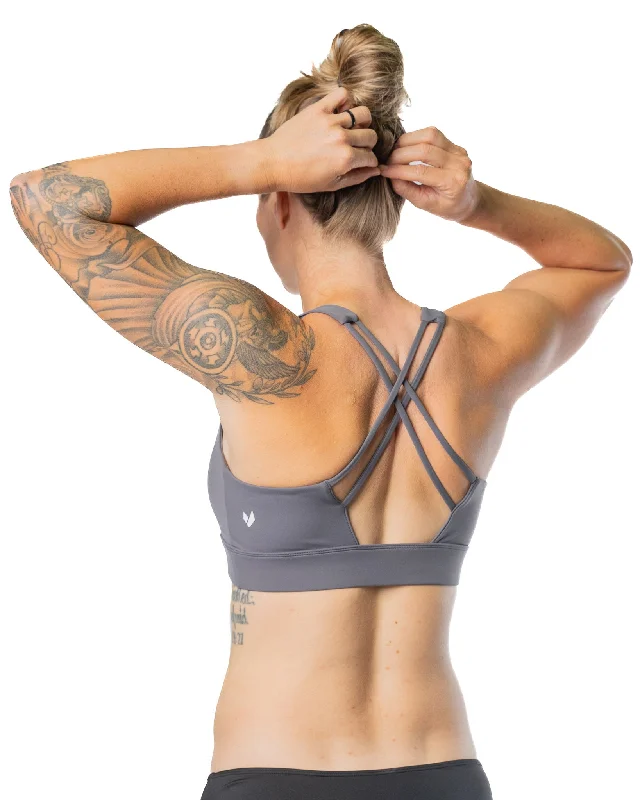 Submerge Swim Bra V2 - GREY Chic Beach Cover-Up