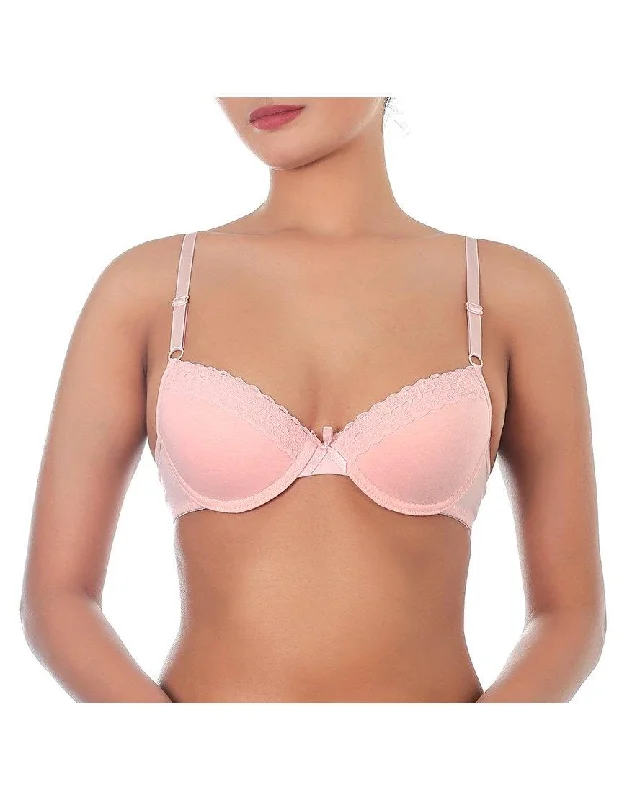 Teens Lace Wired Molded Cup Bra Smooth Fit Bra