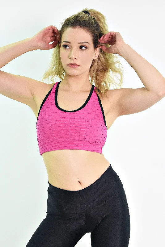 Tereza Bra -Ana ruga Pink Seamless Push-Up Bra