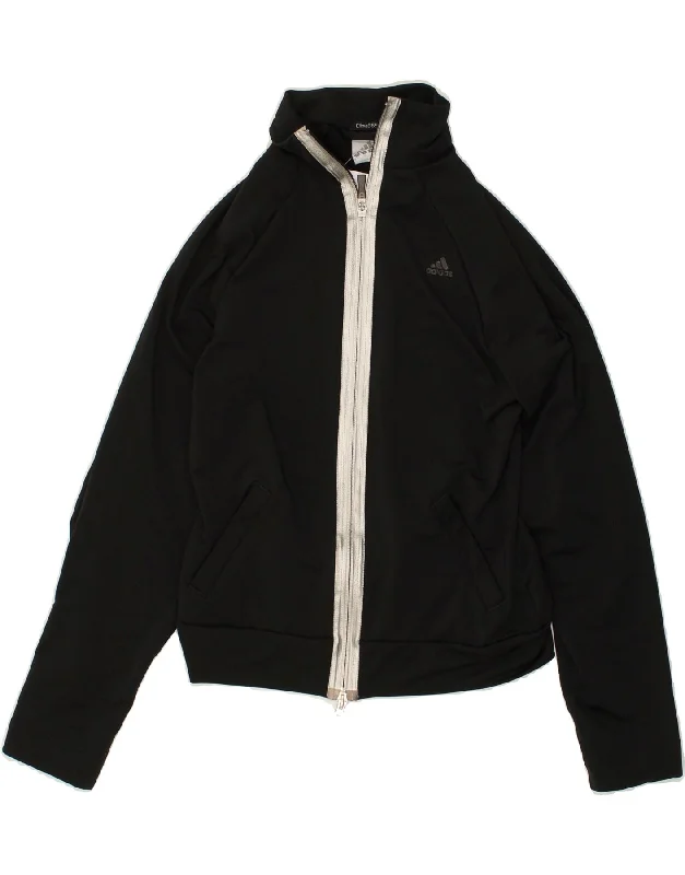 ADIDAS Womens Clima 365 Tracksuit Top Jacket UK 12 Medium Black Polyester Rayon Jacket Velvet Jacket Corduroy Jacket ADIDAS Womens Clima 365 Tracksuit Top Jacket UK 12 Medium Black Polyester Rayon Jacket Velvet Jacket Corduroy Jacket