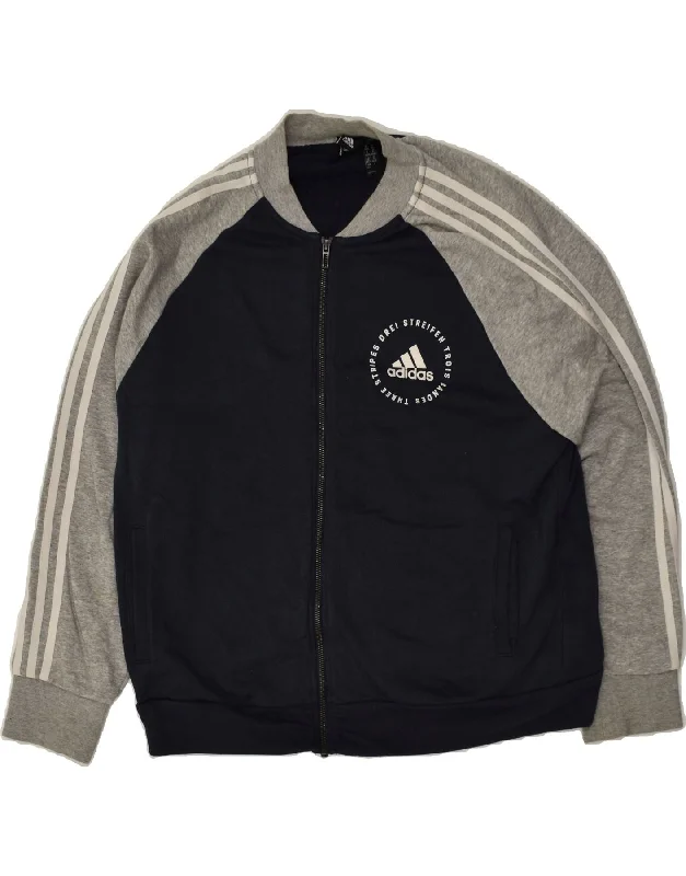ADIDAS Womens Loose Fit Tracksuit Top Jacket Size 20/22 XL Navy Blue Jersey Jacket Tulle Jacket Batik Jacket ADIDAS Womens Loose Fit Tracksuit Top Jacket Size 20/22 XL Navy Blue Jersey Jacket Tulle Jacket Batik Jacket