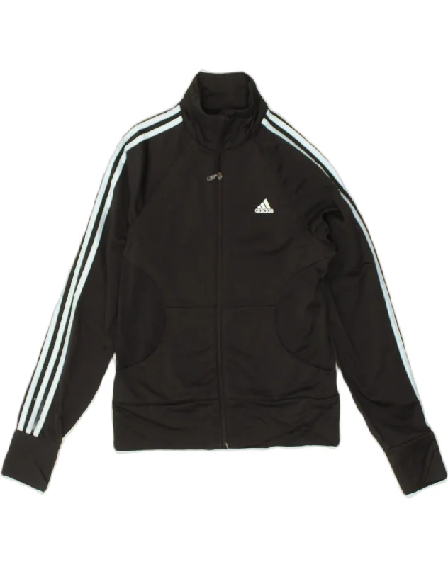 ADIDAS Womens Tracksuit Top Jacket UK 10 Small Black Polyester Corduroy Jacket Velvet Jacket Brocade Jacket ADIDAS Womens Tracksuit Top Jacket UK 10 Small Black Polyester Corduroy Jacket Velvet Jacket Brocade Jacket