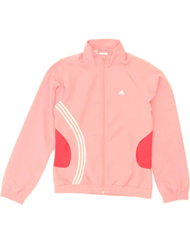 ADIDAS Womens Tracksuit Top Jacket UK 14 Medium Pink Polyester Belted Jacket Elasticated Jacket Padded Jacket ADIDAS Womens Tracksuit Top Jacket UK 14 Medium Pink Polyester Belted Jacket Elasticated Jacket Padded Jacket