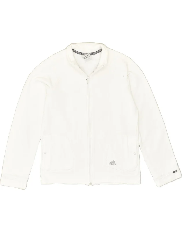 ADIDAS Womens Tracksuit Top Jacket UK 14 Medium White Faux Fur Fabric Real Fur Fabric Shearling Fabric ADIDAS Womens Tracksuit Top Jacket UK 14 Medium White Faux Fur Fabric Real Fur Fabric Shearling Fabric
