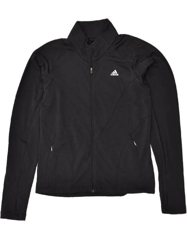 ADIDAS Womens Tracksuit Top Jacket UK 18 XL Black Polyester Appliqued Jacket Beaded Jacket Sequined Jacket ADIDAS Womens Tracksuit Top Jacket UK 18 XL Black Polyester Appliqued Jacket Beaded Jacket Sequined Jacket
