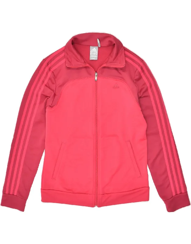 ADIDAS Womens Tracksuit Top Jacket UK 8/10 Small Pink Polyester Fitted Jacket Loose Jacket Oversized Jacket ADIDAS Womens Tracksuit Top Jacket UK 8/10 Small Pink Polyester Fitted Jacket Loose Jacket Oversized Jacket