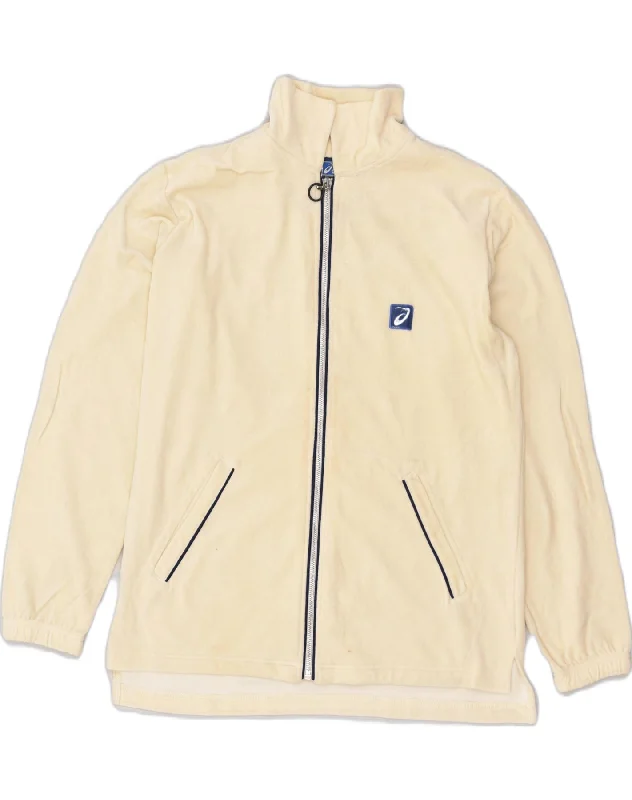 ASICS Womens Tracksuit Top Jacket UK 12 Medium Beige Cotton Toggled Jacket Drawstring Jacket Belted Jacket ASICS Womens Tracksuit Top Jacket UK 12 Medium Beige Cotton Toggled Jacket Drawstring Jacket Belted Jacket