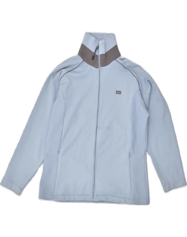 ASICS Womens Tracksuit Top Jacket UK 16 Large Blue Polyester Knit Jacket Woven Jacket Fleece Jacket ASICS Womens Tracksuit Top Jacket UK 16 Large Blue Polyester Knit Jacket Woven Jacket Fleece Jacket