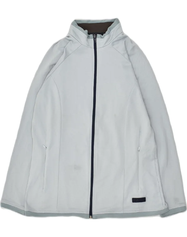 ASICS Womens Tracksuit Top Jacket UK 18 XL Blue Welt Pockets Slit Pockets Flap Pockets ASICS Womens Tracksuit Top Jacket UK 18 XL Blue Welt Pockets Slit Pockets Flap Pockets