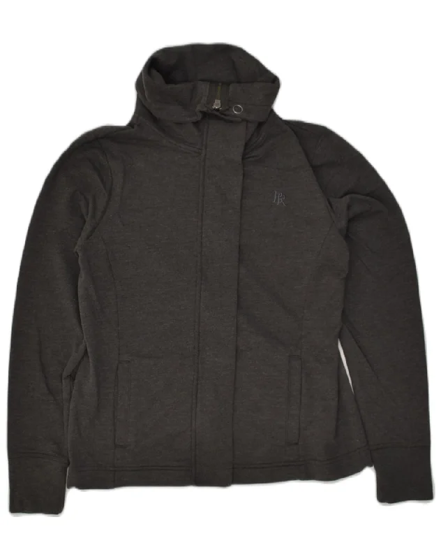 BANANA REPUBLIC Womens Tracksuit Top Jacket UK 14 Medium Grey Cotton Knit Fabric Woven Fabric Fleece Fabric BANANA REPUBLIC Womens Tracksuit Top Jacket UK 14 Medium Grey Cotton Knit Fabric Woven Fabric Fleece Fabric