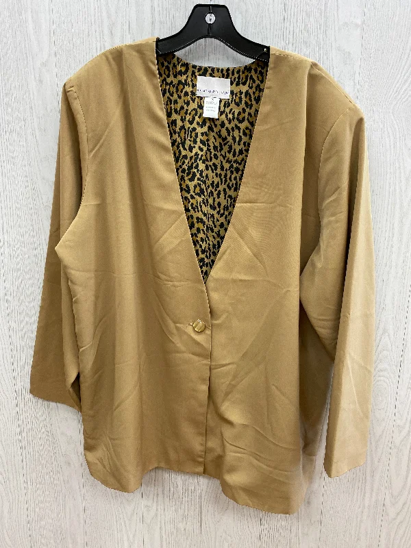 Blazer Jacket By Susan Graver Size: 2x Zippered Jacket Buttoned Jacket Snapped Jacket Blazer Jacket By Susan Graver Size: 2x Zippered Jacket Buttoned Jacket Snapped Jacket