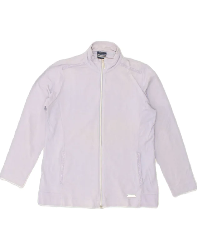 CHAMPION Womens Comfort Fit Tracksuit Top Jacket UK 16 Large Purple Cotton Embroidered Jacket Appliqued Jacket Beaded Jacket CHAMPION Womens Comfort Fit Tracksuit Top Jacket UK 16 Large Purple Cotton Embroidered Jacket Appliqued Jacket Beaded Jacket