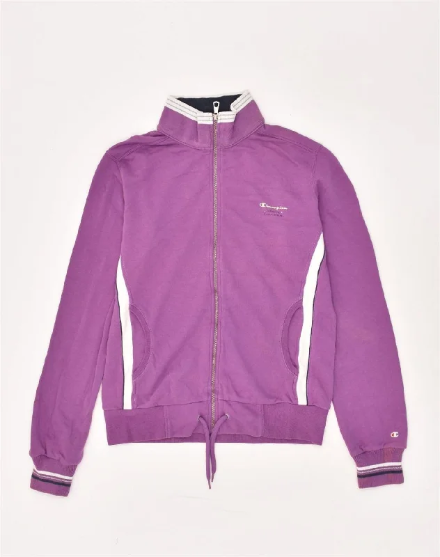 CHAMPION Womens Tracksuit Top Jacket UK 16 Large Purple Cotton Corduroy Jacket Velvet Jacket Brocade Jacket CHAMPION Womens Tracksuit Top Jacket UK 16 Large Purple Cotton Corduroy Jacket Velvet Jacket Brocade Jacket
