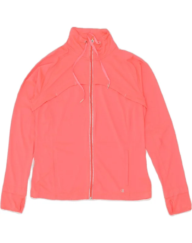 CHAMPION Womens Tracksuit Top Jacket UK 16 Large Red Polyester Mesh Jacket Canvas Jacket Denim Jacket CHAMPION Womens Tracksuit Top Jacket UK 16 Large Red Polyester Mesh Jacket Canvas Jacket Denim Jacket