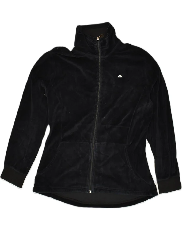 ELLESSE Womens Tracksuit Top Jacket UK 18 XL Black Cotton Jersey Jacket Tulle Jacket Batik Jacket ELLESSE Womens Tracksuit Top Jacket UK 18 XL Black Cotton Jersey Jacket Tulle Jacket Batik Jacket