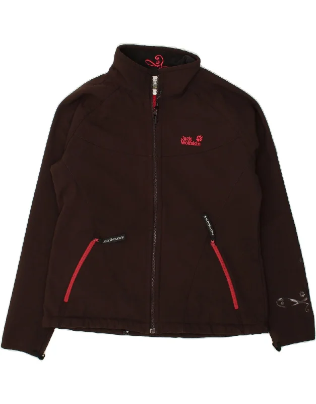 JACK WOLFSKIN Womens Tracksuit Top Jacket UK 18/20 XL Brown Polyester Mesh Jacket Canvas Jacket Denim Jacket JACK WOLFSKIN Womens Tracksuit Top Jacket UK 18/20 XL Brown Polyester Mesh Jacket Canvas Jacket Denim Jacket