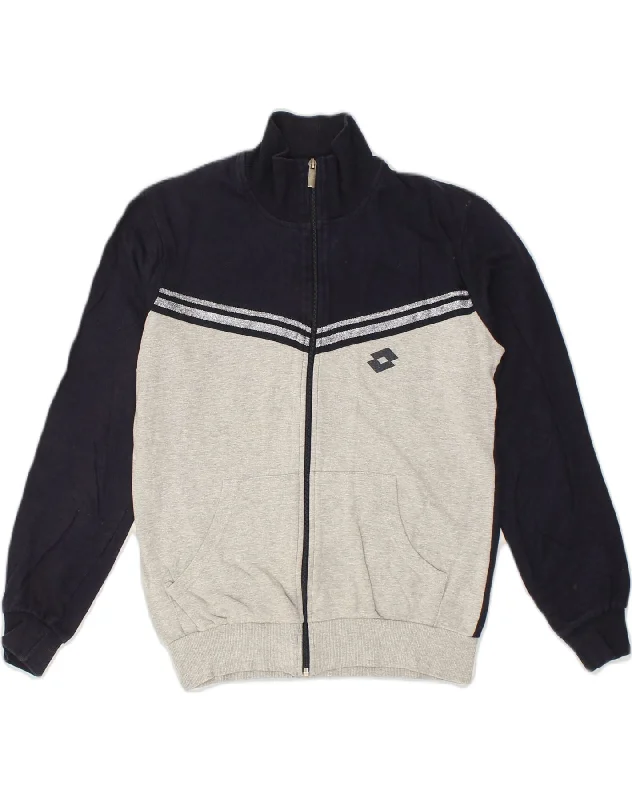 LOTTO Womens Tracksuit Top Jacket UK 10 Small Navy Blue Colourblock Cotton Elasticated Jacket Padded Jacket Insulated Jacket LOTTO Womens Tracksuit Top Jacket UK 10 Small Navy Blue Colourblock Cotton Elasticated Jacket Padded Jacket Insulated Jacket