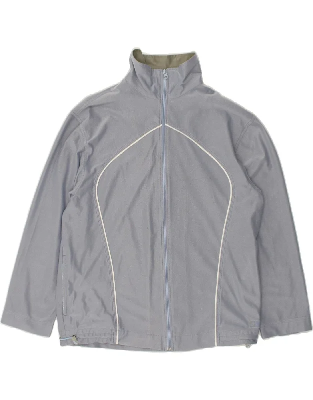 LOTTO Womens Tracksuit Top Jacket UK 18 XL Grey Polyester Denim Jacket Leather Jacket Suede Jacket LOTTO Womens Tracksuit Top Jacket UK 18 XL Grey Polyester Denim Jacket Leather Jacket Suede Jacket