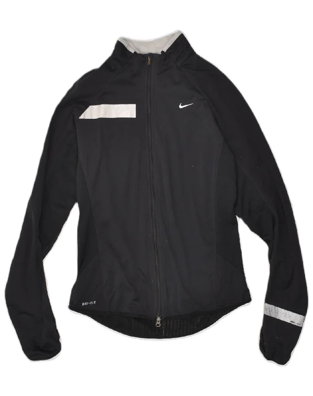NIKE Womens Dri Fit Tracksuit Top Jacket UK 10 Small Black Polyester Corduroy Jacket Velvet Jacket Brocade Jacket NIKE Womens Dri Fit Tracksuit Top Jacket UK 10 Small Black Polyester Corduroy Jacket Velvet Jacket Brocade Jacket