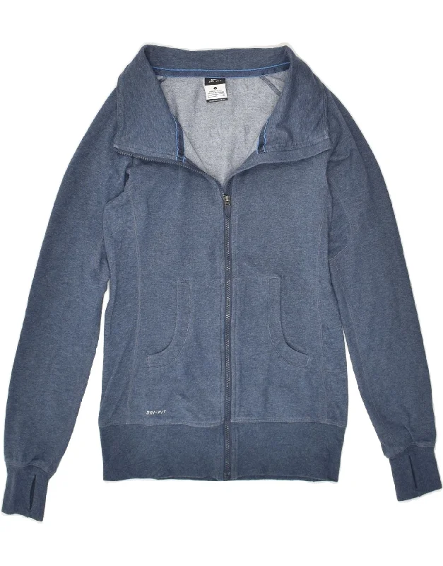 NIKE Womens Dri Fit Tracksuit Top Jacket UK 10 Small Blue Cotton Denim Jacket Leather Jacket Suede Jacket NIKE Womens Dri Fit Tracksuit Top Jacket UK 10 Small Blue Cotton Denim Jacket Leather Jacket Suede Jacket