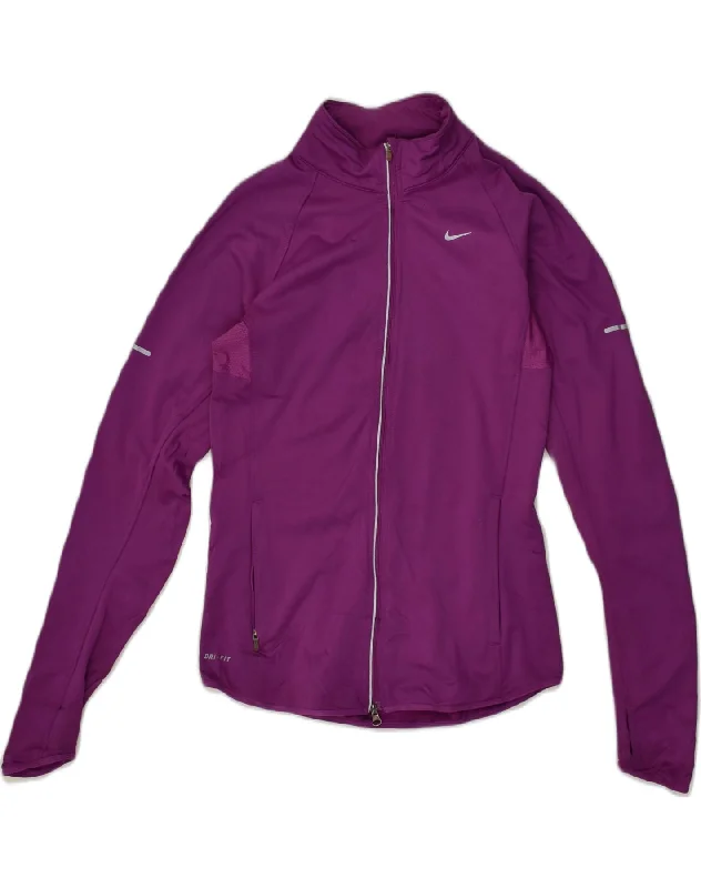 NIKE Womens Dri Fit Tracksuit Top Jacket UK 8 Small Purple Polyester Striped Jacket Polka Dot Jacket Floral Jacket NIKE Womens Dri Fit Tracksuit Top Jacket UK 8 Small Purple Polyester Striped Jacket Polka Dot Jacket Floral Jacket