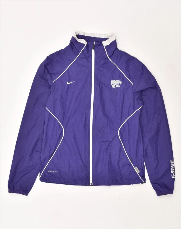 NIKE Womens Storm-Fit Tracksuit Top Jacket UK 8/10 Small Blue Polyester Herringbone Jacket Checkered Jacket Solid Jacket NIKE Womens Storm-Fit Tracksuit Top Jacket UK 8/10 Small Blue Polyester Herringbone Jacket Checkered Jacket Solid Jacket