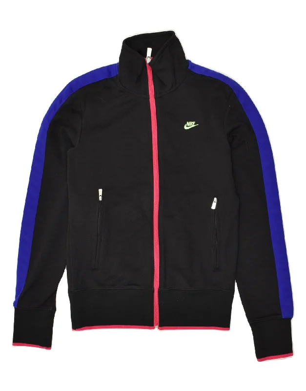 NIKE Womens Tracksuit Top Jacket UK 10 Small Black Polyester Mesh Jacket Canvas Jacket Denim Jacket NIKE Womens Tracksuit Top Jacket UK 10 Small Black Polyester Mesh Jacket Canvas Jacket Denim Jacket
