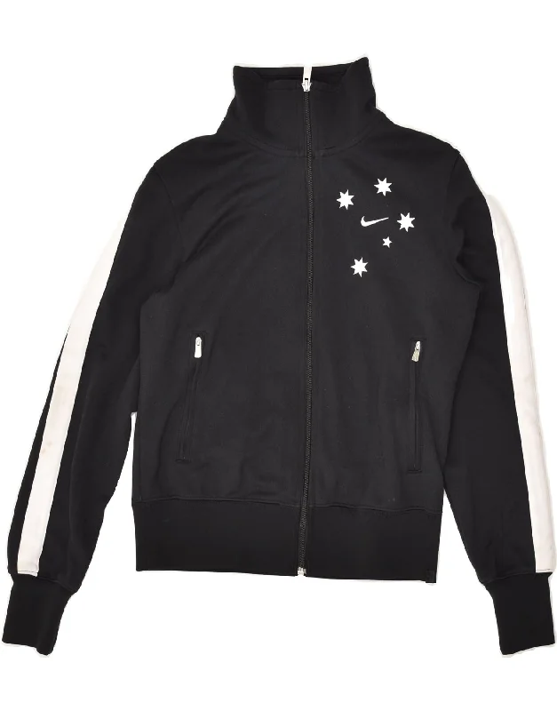 NIKE Womens Tracksuit Top Jacket UK 12/14 Medium Black Colourblock Insulated Jacket Fitted Jacket Loose Jacket NIKE Womens Tracksuit Top Jacket UK 12/14 Medium Black Colourblock Insulated Jacket Fitted Jacket Loose Jacket